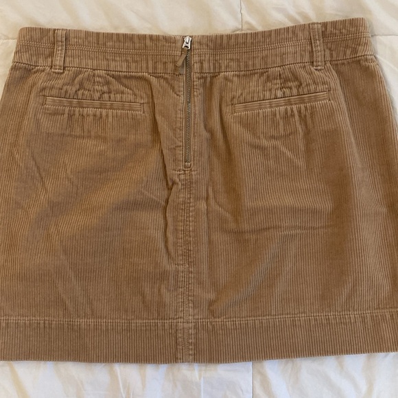 Tan Corduroy mini skirt - Picture 4 of 4